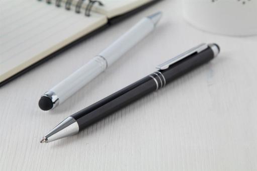 Bishop Touchpen mit Kugelschreiber Schwarz