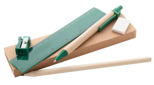 Monoli stationery set, nature Nature,green