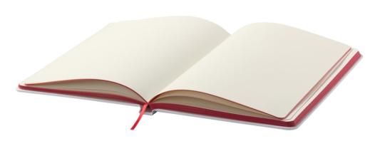 Kaffol notebook Red/white