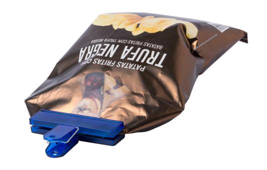 Flint bag sealing clip Aztec blue