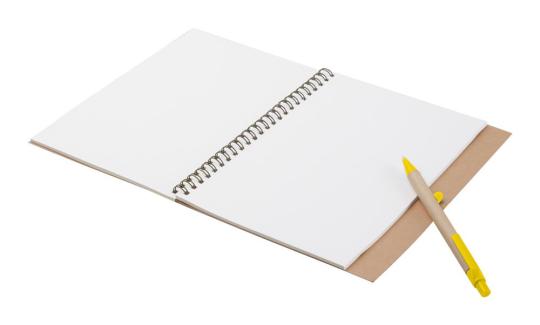 Tunel notebook Nature yellow