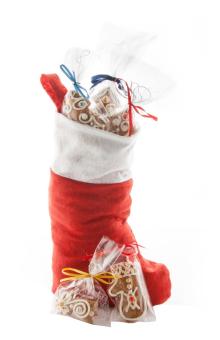 Saspi Christmas boots Red/white