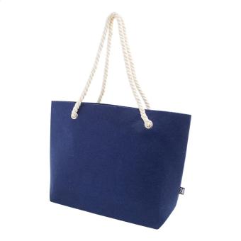 Refelt Beach Strandtasche RPET Dunkelblau
