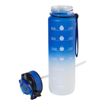 Sipgrade RPET motivational bottle Aztec blue