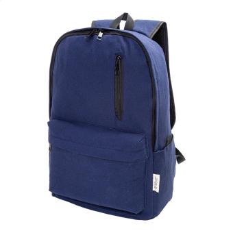 Recabak Rucksack aus recyceltem Canvas Blau