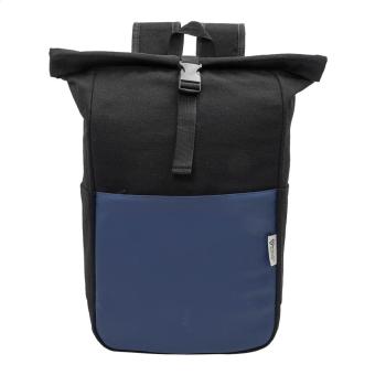 Blakkan Back Rucksack aus recyceltem Canvas Blau