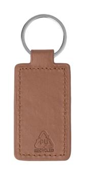 ShineKey Rect RPU keyring Brown