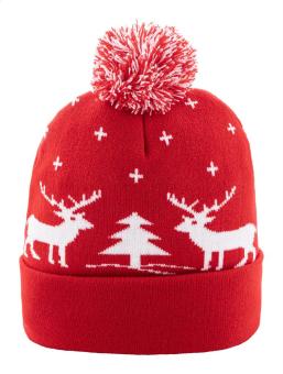 Skandimos Weihnachtswintermütze Rot