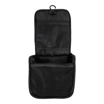 Susity RPET Kosmetiktasche zum Hängen Schwarz