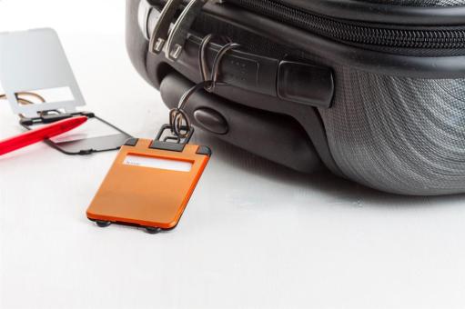 Glasgow luggage tag Orange