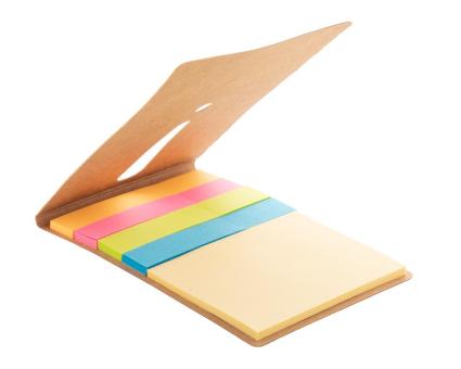 Exclam sticky notepad Fawn