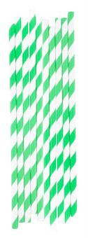StriStraw Trinkhalm-Set Weiß/grün