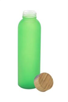 Cloody glass bottle Green