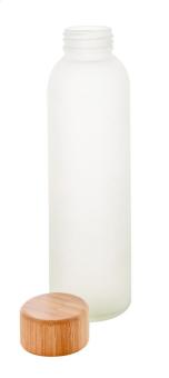 Cloody Glas-Trinkflasche Weiß