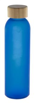 Cloody Glas-Trinkflasche Blau