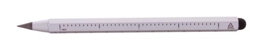 Ruloid inkless pen with ruler Silver