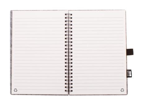 Felbook A5 RPET notebook Convoy grey