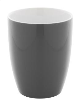 Gaia Becher Dunkelgrau/weiß