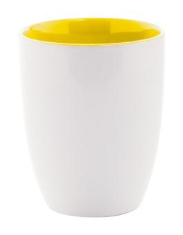 Maia Tasse Weiß/gelb