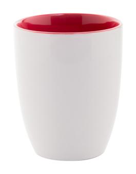 Maia Tasse Rot/weiß