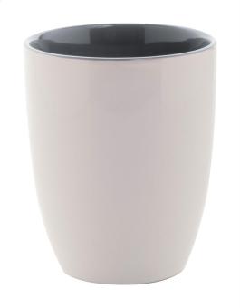 Maia Tasse Dunkelgrau/weiß