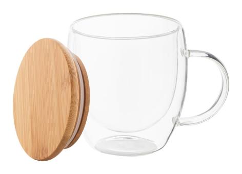 Grobina Mini Thermotasse aus Glas Natur