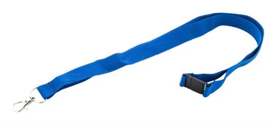 Revent RPET lanyard Aztec blue