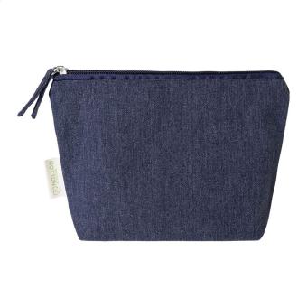 Cospex Kosmetiktasche aus recycelter Baumwolle Blau
