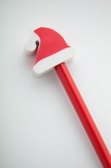 Ramsvika Bleistift mit Weihnachtsfigur, Weihnachtsmann Rot