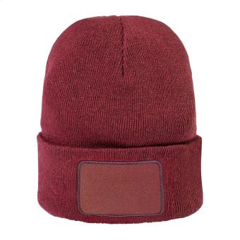 Patchie Wintermütze Burgund