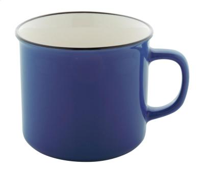 Woodstock Tasse Blau/weiß