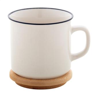 Cybele porcelain mug White