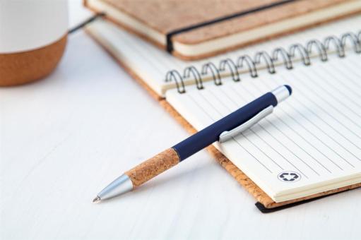Corbox Touchpen mit Kugelschreiber Dunkelblau