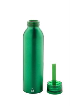 Ralusip recycled aluminium bottle Green