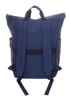 Rebyss Roll Recycelten Canvas Rucksack Dunkelblau