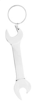 Fasten bottle opener keyring Silver