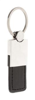 Rokke keyring Silver/black