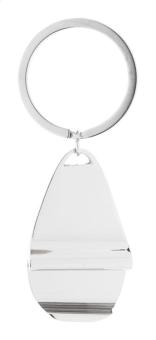 Kapka bottle opener keyring Silver