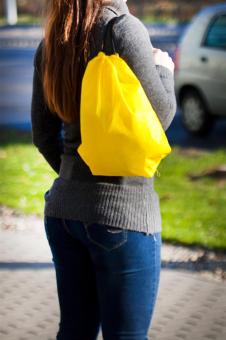 Pully drawstring bag Yellow
