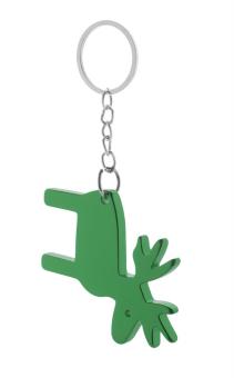 Reinsdyr Schlüsselanhänger Grün