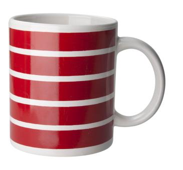 Art mug set Red/white