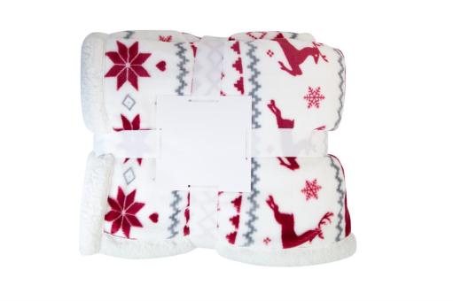 Hobborn RPET Christmas blanket Multicolor