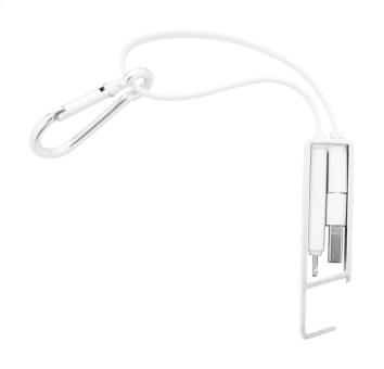 Cappy USB-Ladekabel Silber