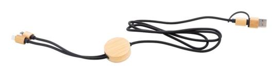 Cobbel USB-Ladekabel, natur Natur,schwarz