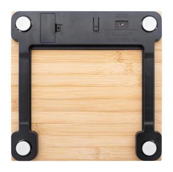 BamFit rechargeable bathroom scale Nature