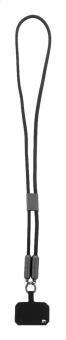 Fastly 60W RPET mobile lanyard cable Black