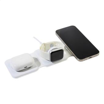 FolCharge 3in1 Wireless-Charger aus RABS Weiß