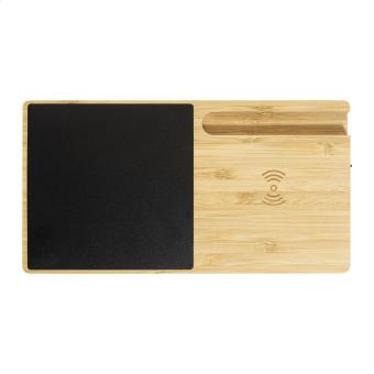 SipDock Wireless-Charger mit Tassenwärmer, natur Natur,schwarz