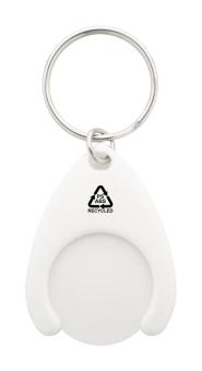 Neppy RABS trolley coin keyring White