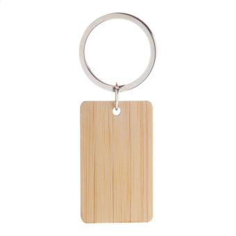 Bookey keyring, rectangle Nature blue
